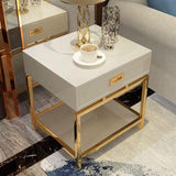 Medina Bedside Table - White