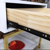 Medina Bedside Table - White