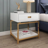 Medina Bedside Table - White