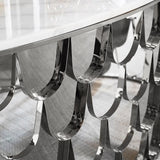 Harper Silver Sintered Stone Coffee Table