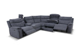 Bentley Electric Corner Recliner - Dark Grey
