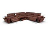 Empire 5 Seat Corner Electric Recliner - Brown
