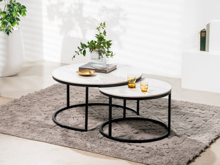 Snow 2 Piece Coffee Table Set