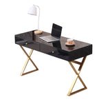 Arcadia 2 Drawer Writing Desk - Black