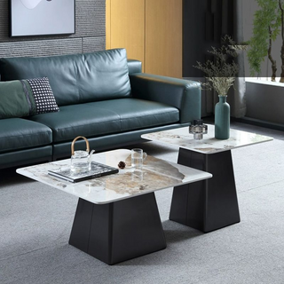 Astoria 2PC Sintered Stone Coffee Table Set