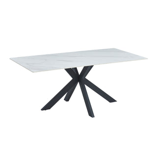 1.8m Avalon White Dining Table