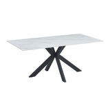 1.8m Avalon White Dining Table