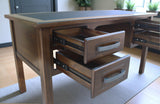 Basile Timber Writing Desk