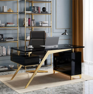 Berlin Executive Desk - Black