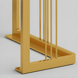 Willow High Gloss Office Desk - Black