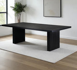 Yarra 1.8m/ 2.1m Black Dining Table