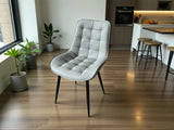 Hudson Dining Chair - Light Grey
