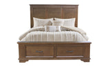 Colonial King Bed with Drawers