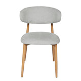 Malibu Dining Chair - Light Grey