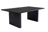 Yarra 1.8m/ 2.1m Black Dining Table
