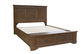 Colonial King Bed with Drawers