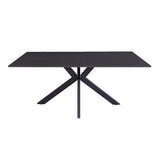 1.8m Avalon Black Dining Table