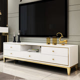 Manhattan High Gloss TV Unit - White