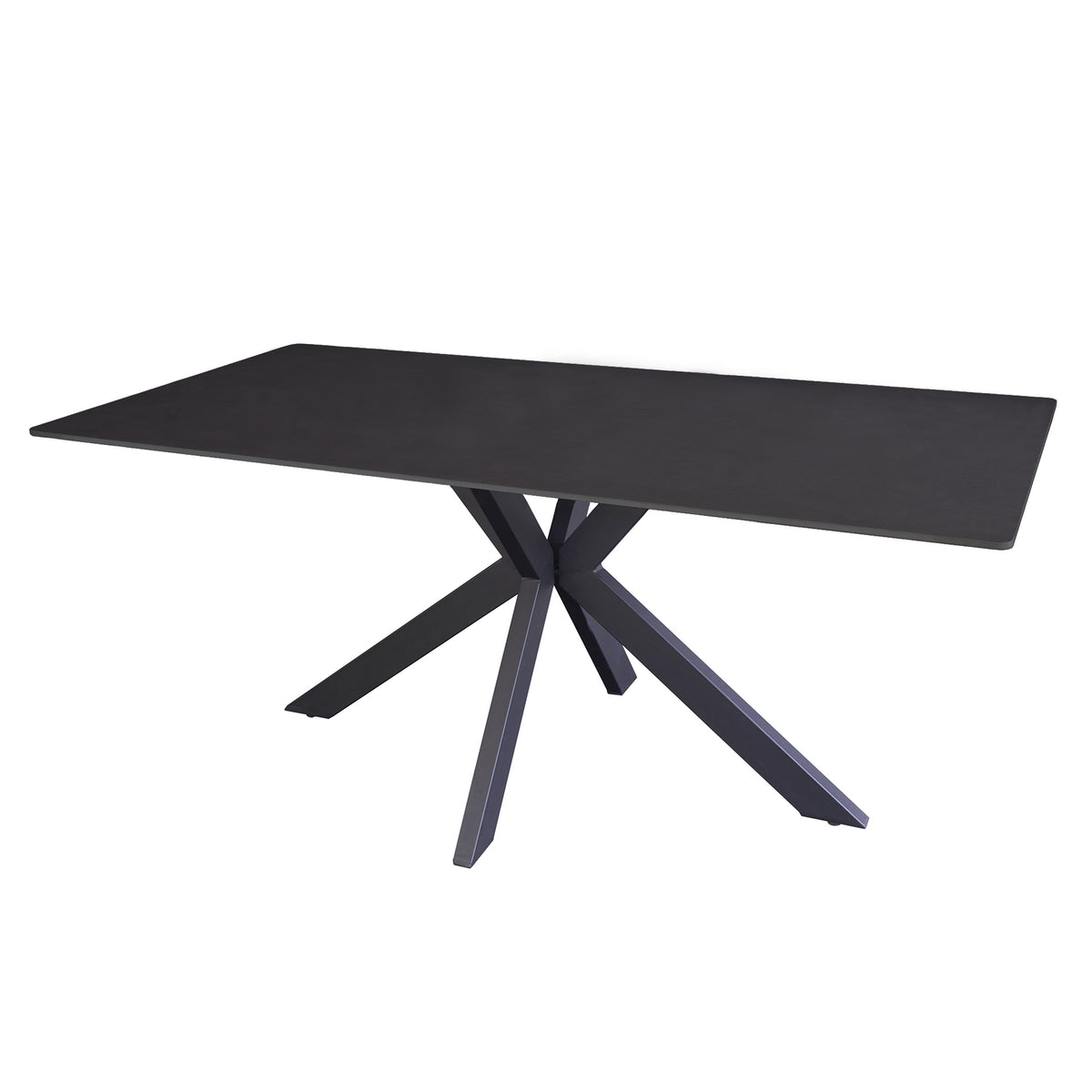 1.8m Avalon Black Dining Table