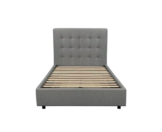 Bahamas King Single Bed - Light Grey