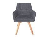 Swivel - Barclay Dining Chair - Dark Grey