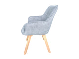 Swivel - Barclay Dining Chair - Light Grey