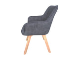 Swivel - Barclay Dining Chair - Dark Grey