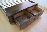 Basile King Bed with 2 Drawers