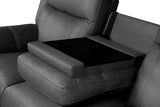 Bathurst 3+2+1 Seat Recliner Suite - Charcoal