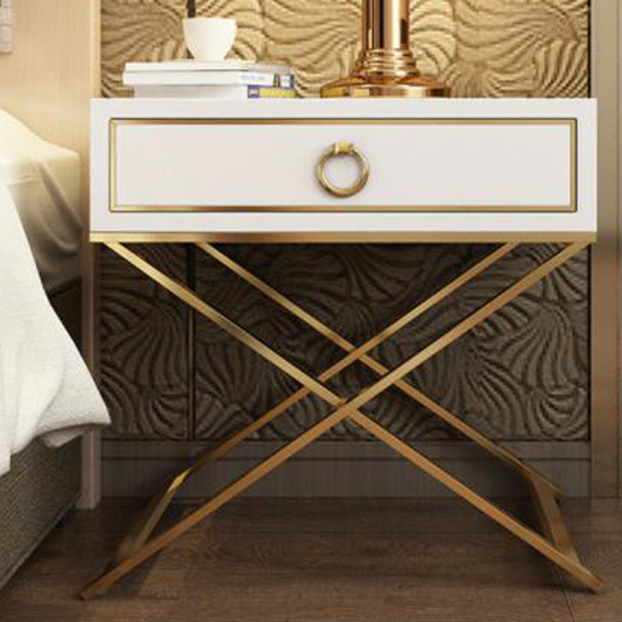 Butler White Bedside Table