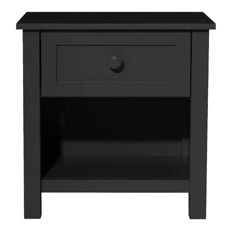 Jesse Black Bedside Table