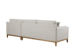 Koko 3 Seat Chaise Lounge - Beige