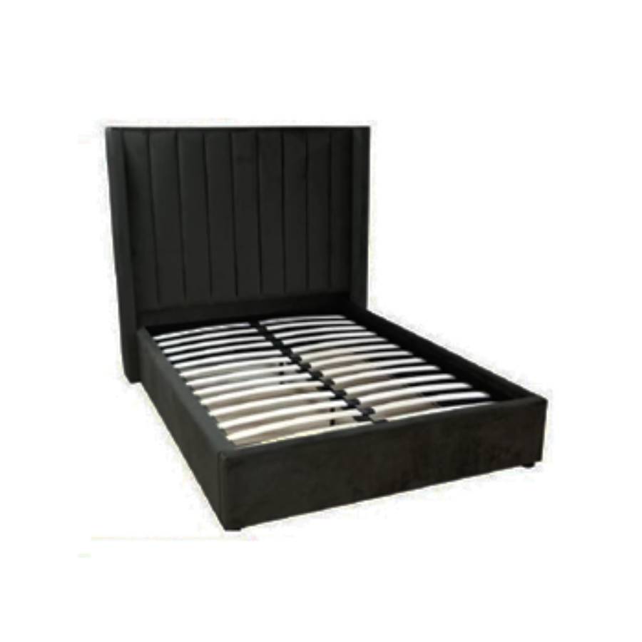 Maldives Black Velvet King Bed