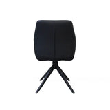 Oscar Black Swivel Dining Chair