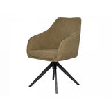 Oscar Olive Green Swivel Dining Chair