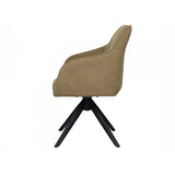 Oscar Olive Green Swivel Dining Chair