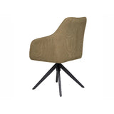 Oscar Olive Green Swivel Dining Chair