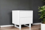 Southport White Timber Bedside