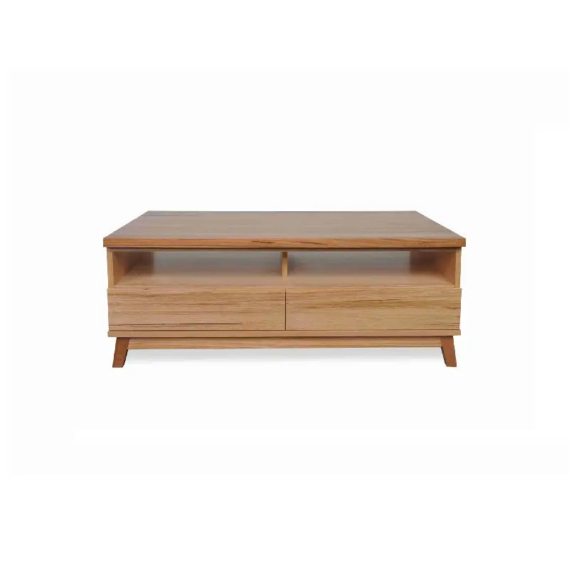 Tasmanian Oak 4 Drawer Coffee Table