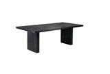 Yarra 1.8m/ 2.1m Black Dining Table