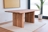 Tasman 1.8m & 2.1m Blackbutt Timber Dining Table